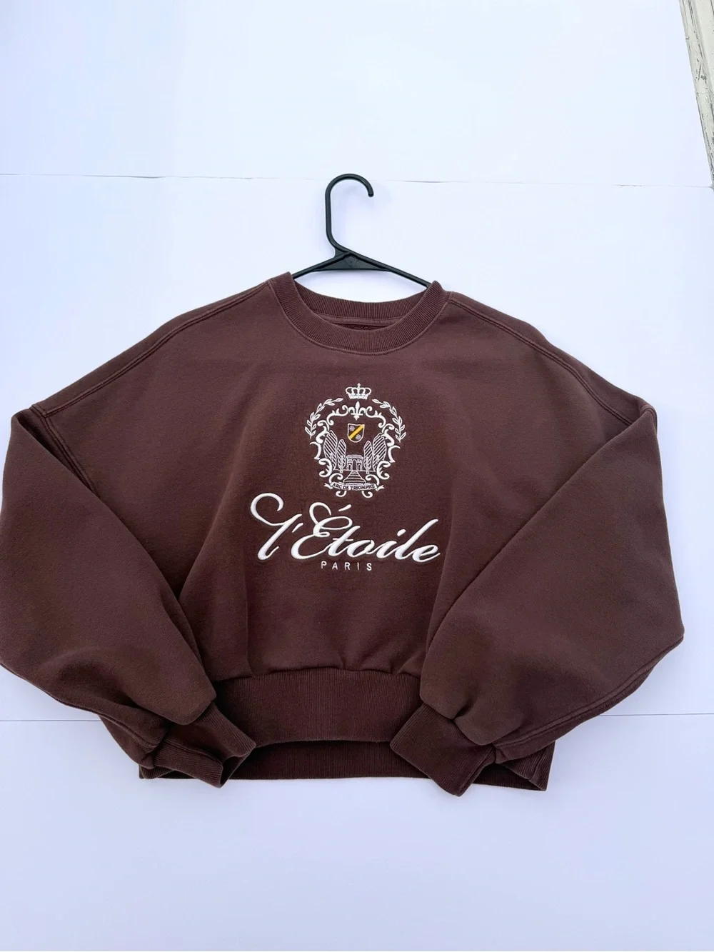Abercrombie & Fitch L'Étoile Paris Crest Crewneck Sweatshirt